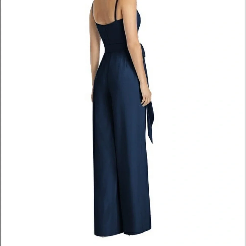 Dressy collection SPAGHETTI STRAP CREPE JUMPSUIT - Picture 4 of 8